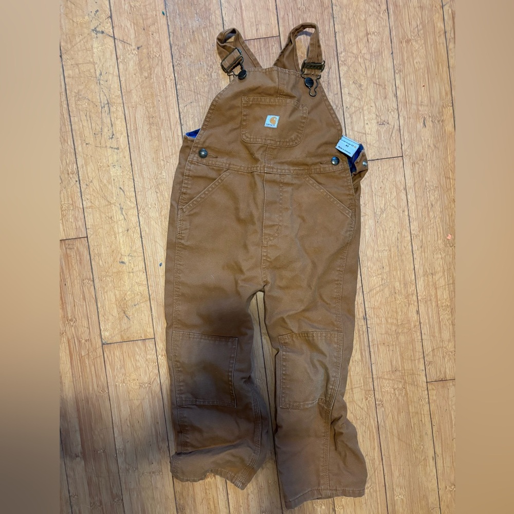 Carhartt Kids Tan Overalls